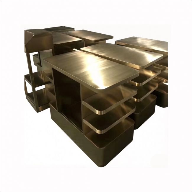 玫瑰金不銹鋼桌