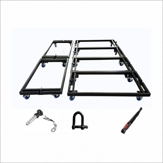 215線陣音箱車仔輪架